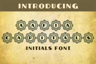 Aafia Capitals Font