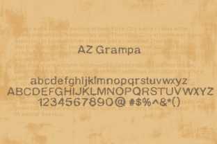 AZ Grampa: A Bold, Friendly Sans Serif