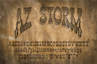 AZ Storm: A Bold Slab Serif for Real Projects