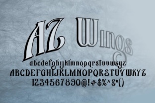 AZ Wings Font: Bold & Beautiful