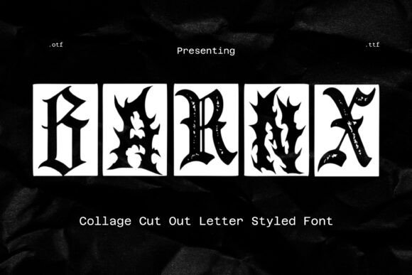Barnx: A Bold Font for Business Branding