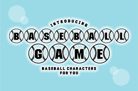 Baseball Game Font Review