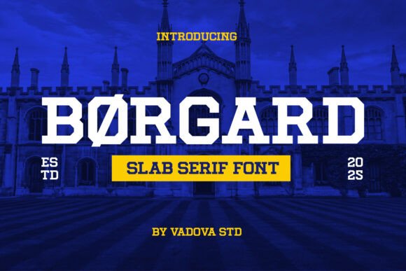 Borgard: A Bold Serif Font for Creative Projects