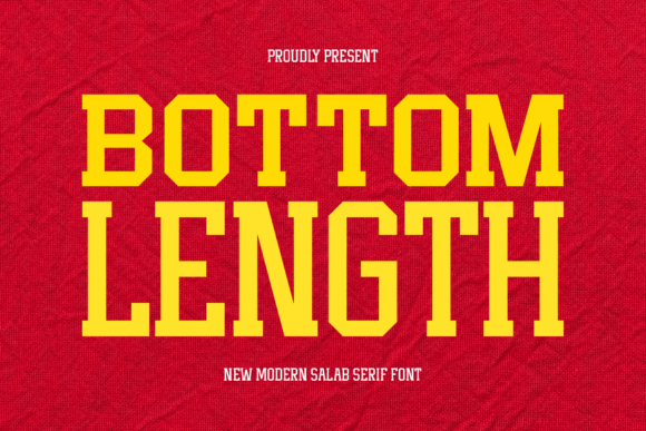 Bottom Length Font for Web Design