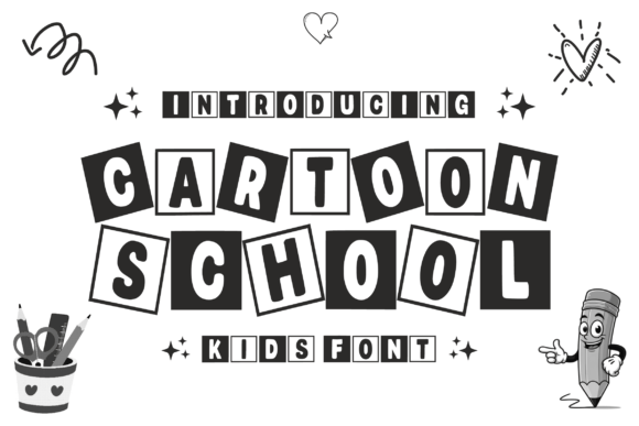 Cartoon School Font Review