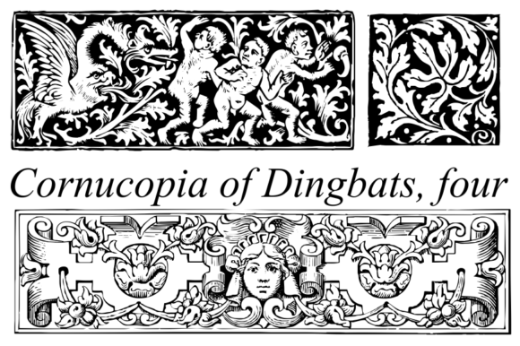 Cornucopia of Dingbats Four Font