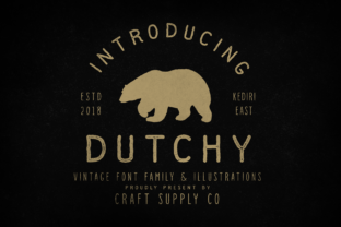 Dutchy: A Vintage Font for Web Design