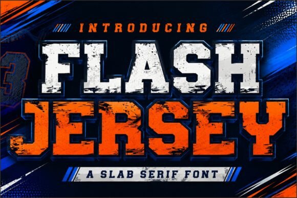 Flash Jersey Font for Bold Branding