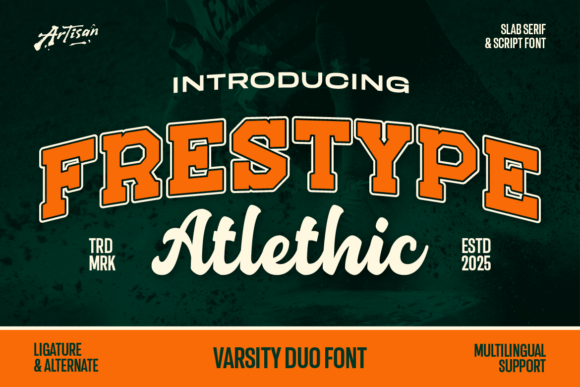 Frestype Atlethic Duo: A Font for Campaign Energy