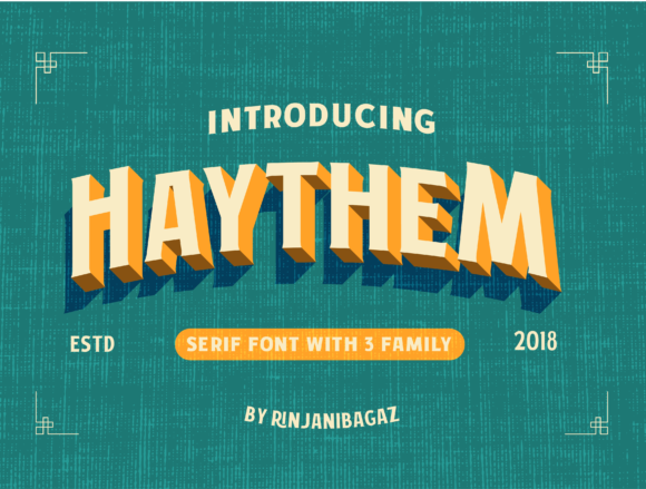 Haythem: A Stylish Serif Font for Web Design