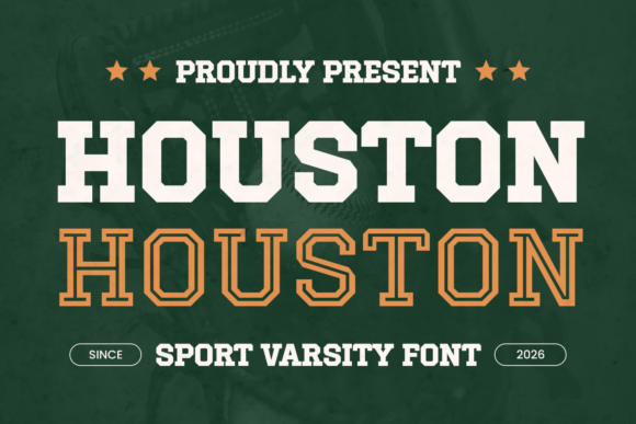 Houston Varsity: A Bold Typeface for Editorial Design