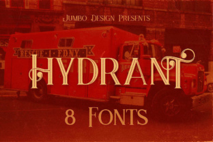 Hydrant: Vintage Style Font for Crafters