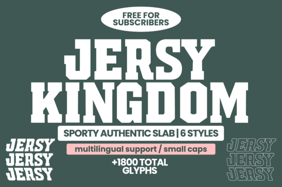 Jersey Kingdom: A Font That Bridges Sport and Scholarship