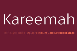 Kareemah: A Font for Creative Makers