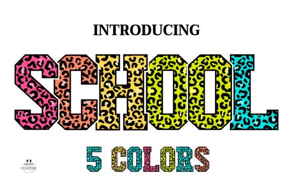Leopardcolorful Yellow: A Bold, Vibrant Display Font