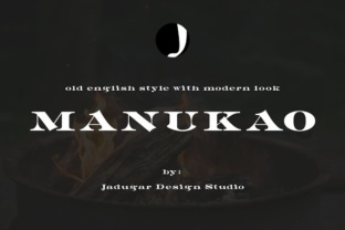 Manukao: A Serif Font with Timeless Charm