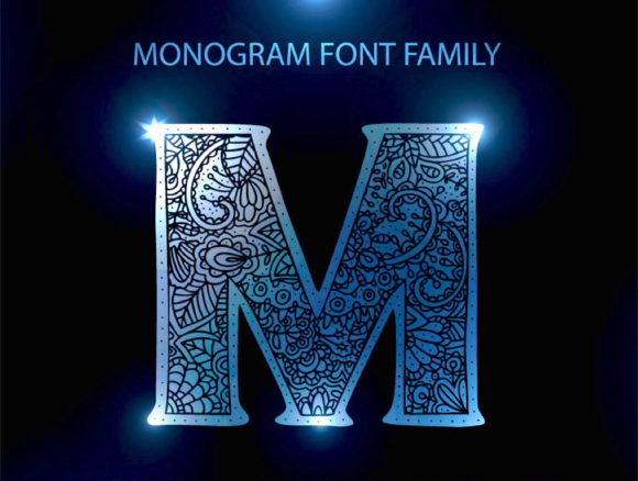 Monogram Font Family: Elegant Typography for Branding