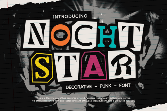 Nocht Star: A Bold Font for Digital Impact