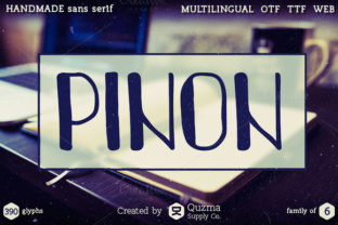 Pinon: A Handmade Sans Serif for Playful Branding