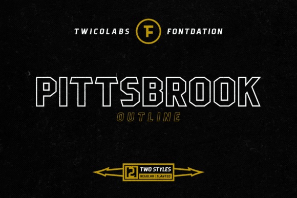 Pittsbrook Outline: A Bold Typographic Statement