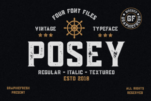 Posey Font: Vintage Charm for Craft Projects