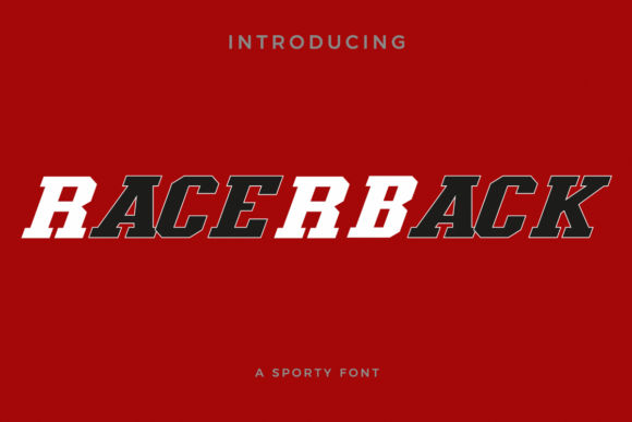 Racerback Font: Bold & Athletic