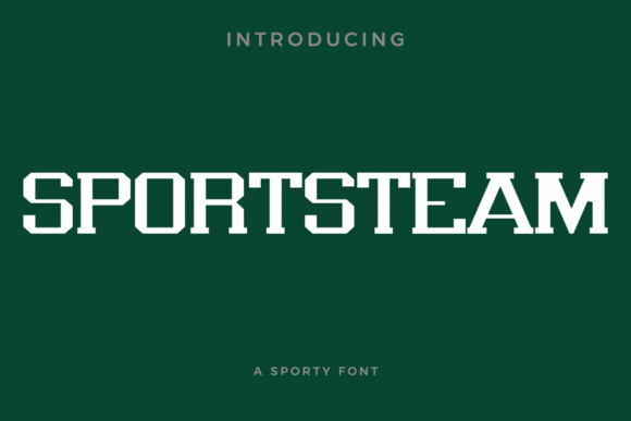 Sportsteam Font: A Dynamic Typeface for Web Design