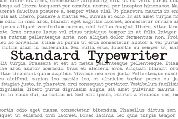 Standard Typewriter Font for Bold Branding