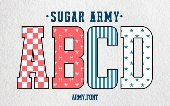 Sugar Army: A Bold Font for Creative Brands