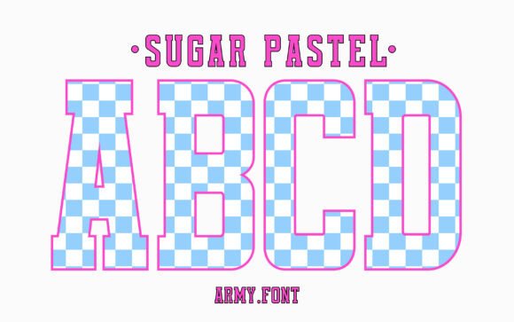Sugar Pastel Blue Font Review