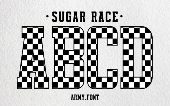 Sugar Race Font for Editorial Design