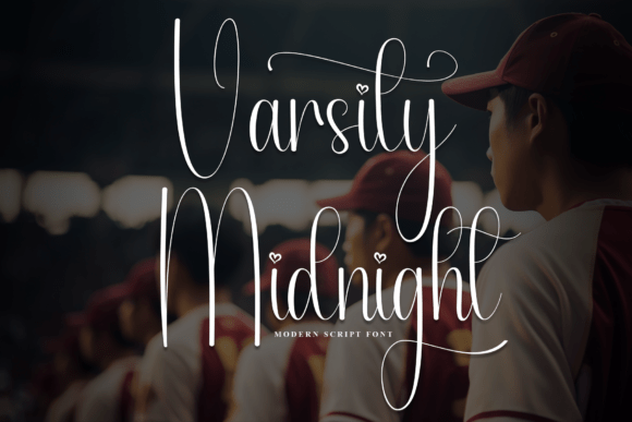 Varsity Midnight: A Stylish Script Font