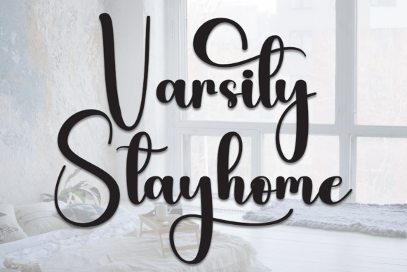 Varsity Stayhome: A Stylish Font for Business