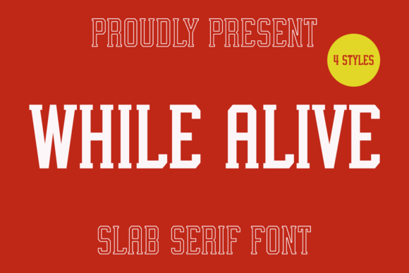 While Alive Font for Web Design